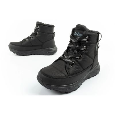 8. Lee Cooper buty sportowe damskie zimowe trekkingowe ocieplane czarne