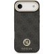 3. Etui Guess 4G Strass Logo & Big Strap Metal Buttons MagSafe na iPhone Air - czarne