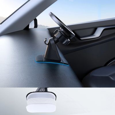 9. Joyroom magnetyczny uchwyt samochodowy na kokpit/deskę rozdzielczą czarny MagSafe (JR-ZS376)