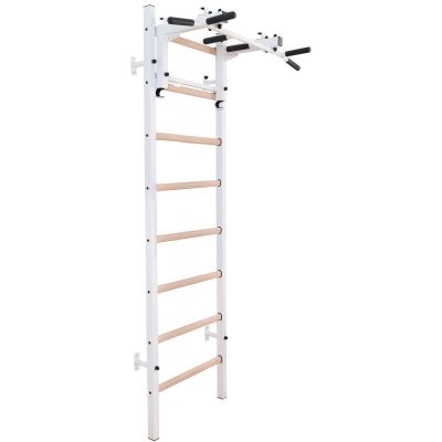 3. DRABINKA GIMNASTYCZNA DREWNIANO METALOWA Z DRĄŻKIEM BENCHK 231W