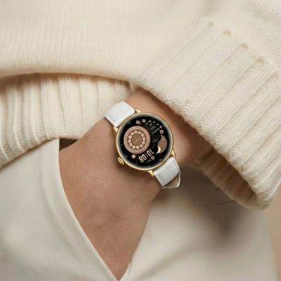 16. Smartwatch Gravity Złoty Bransoleta + Pasek GT33-2