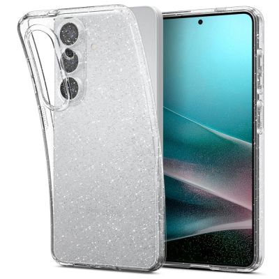 Etui Spigen Liquid Crystal Glitter na Samsung Galaxy S26 - brokatowo-przezroczyste
