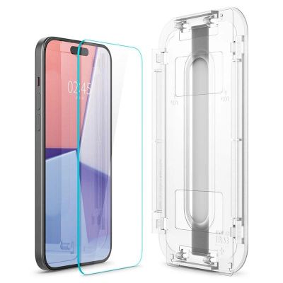 2. Szkło hartowane Spigen Glas.tR EZ Fit na iPhone 15 Plus / 16 Plus - 2 szt.