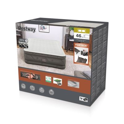 25. Bestway 69050 / 23 dmuchany materac Podwójny materac Szary, Biały Unisex