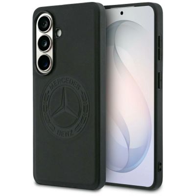 Etui Mercedes Vintage Logo MagSafe do Samsung Galaxy S26 - czarne