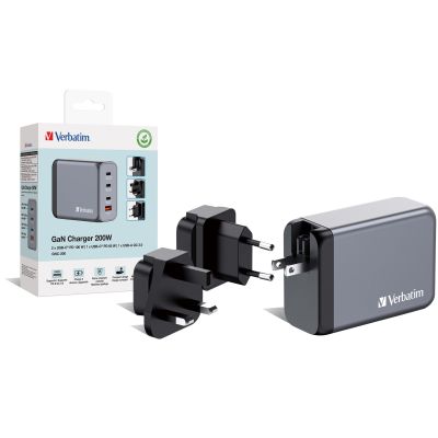5. GNC-200 GAN CHARGER 4 PORT 200W/USB A/C (EU/UK/US)