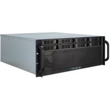 Inter-Tech 4U-4408 Rack Czarny, Srebrny