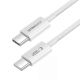 3. Kabel Tech-Protect Ultraboost Lite USB-C / USB-C 60W / 3A 150 cm - biały