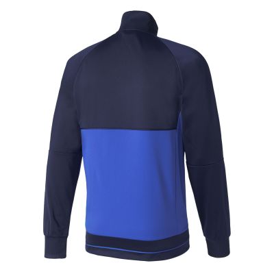 Bluza treningowa adidas Tiro 17 M BQ2597 w kolorze niebiesko-granatowym, rozpinana, z technologią climacool