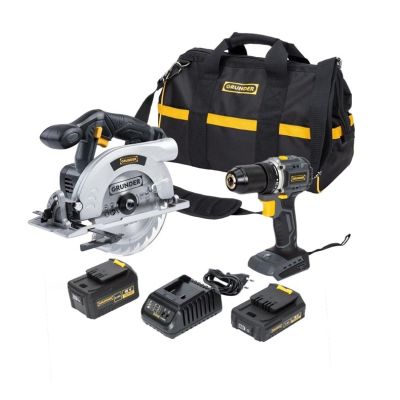 Zestaw narzędzi TOOL SET CD-B0A18+CS-L1118 18V 2+4AH