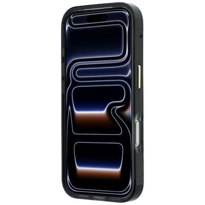 5. Etui Karl Lagerfeld IML Signature Zebra Glitter MagSafe na iPhone 17 Pro Max / 18 Pro Max - złote