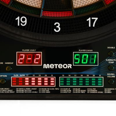 9. Tarcza do darta Meteor elektroniczna 4-led 24689