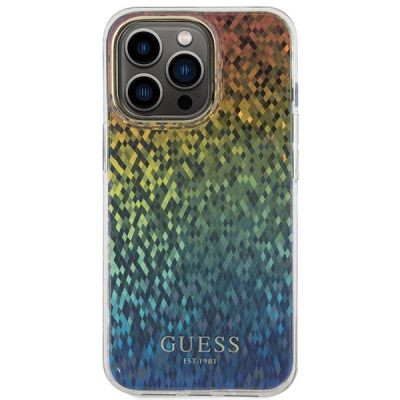 3. Etui Guess IML Faceted Mirror Disco Iridescent na iPhone 15 Pro Max - wielokolorowe