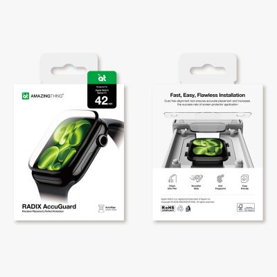 11. Folia ochronna AMAZINGTHING Radix na Apple Watch Series 11 42 mm