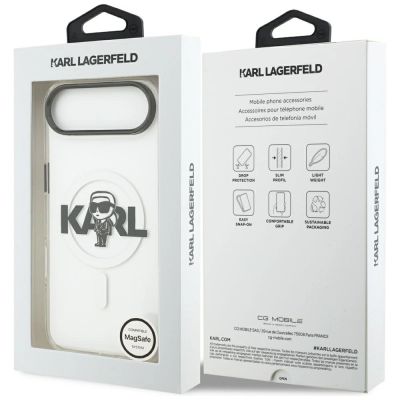 8. Etui Karl Lagerfeld IML Karl Sketch Logo MagSafe do iPhone 17 Air - przezroczyste
