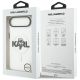 8. Etui Karl Lagerfeld IML Karl Sketch Logo MagSafe do iPhone 17 Air - przezroczyste
