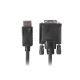 Kabel Lanberg CA-DPDV-10CU-0018-BK (DisplayPort M - DVI-D M; 1,8m; kolor czarny)