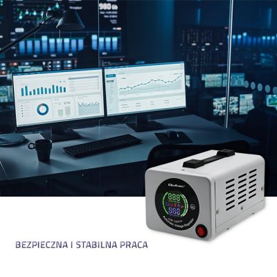 6. Qoltec Automatyczny stabilizator napięcia AVR 1000VA