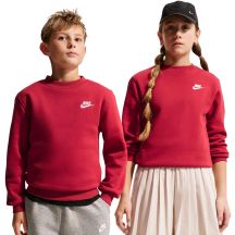 Bluza dla dzieci Nike Sportswear Club Fleece czerwona FD3006 608