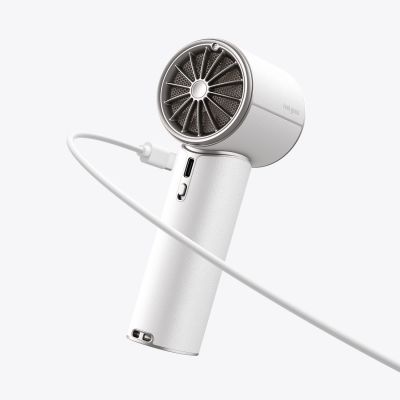 18. Mini wentylator Jisulife Handheld Fan Pro1 Mini 4250 mAh USB-C przenośny wiatraczek dmuchawa - biały