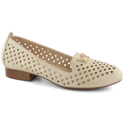 14. Półbuty ażurowe M.Daszyński W SAN35 złote