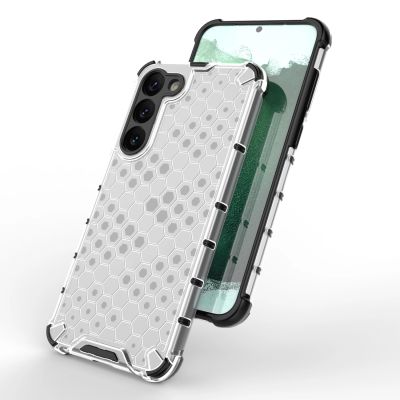 7. Honeycomb etui do Samsung Galaxy S23+ pancerny hybrydowy pokrowiec niebieskie