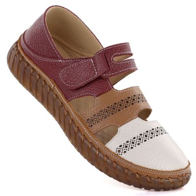 Skórzane półbuty na rzep komfortowe Artiker 58C1500