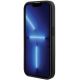 7. Etui Guess Grip Stand 4G Saffiano Strass na iPhone 15 Pro Max - czarne