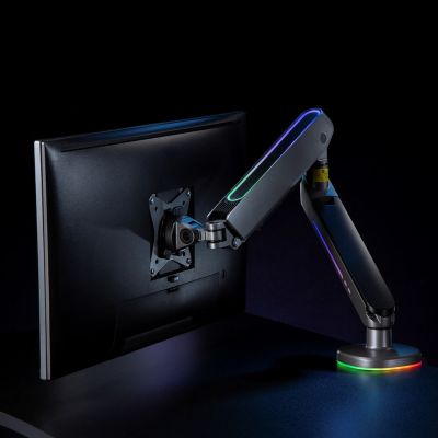 5. NANORS UCHWYT GAMINGOWY DO MONITORA LED RGB RS165