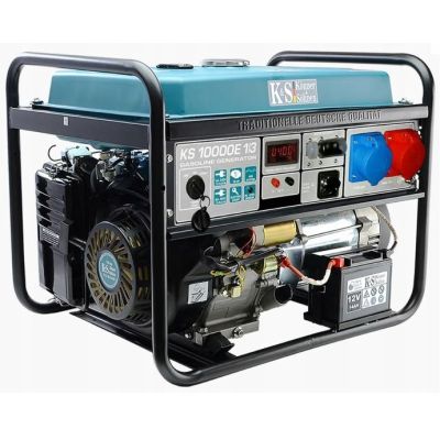 6. KÖNNER & SÖHNEN AGREGAT/GENERATOR BENZYNOWY 7,5kW 230/400V ROZRUCH ELEKTRYCZNY AVR VST KS10000E1/3