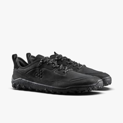 4. Buty damskie Vivobarefoot TRACKER LEATHER LOW WOMENS OBSIDIAN (209534-03)