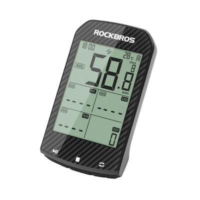 2. Licznik rowerowy Rockbros M1Pro Bluetooth GPS IPX6 - czarny
