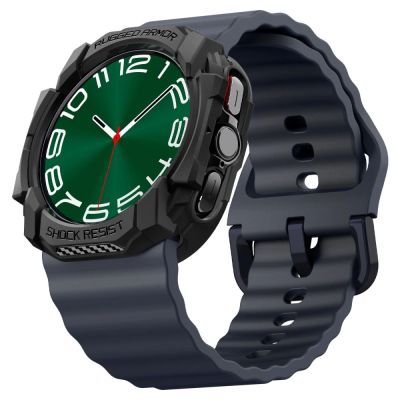 8. Etui Spigen Rugged Armor na Samsung Galaxy Watch Ultra (47 mm) - czarny mat
