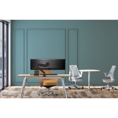 10. Uchwyt biurkowy do monitora Neomounts NM-D775BLACKPLUS 10-49" - sprężyna gazowa - Topfix - ogranicznik 180°