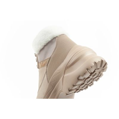 7. Lee Cooper buty sportowe damskie zimowe trekkingowe Lee Cooper ocieplane beżowe
