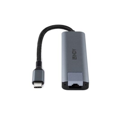 3. Lindy 43422 huby i koncentratory USB 3.2 Gen 2 (3.1 Gen 2) Type-C 10000 Mbit/s Szary