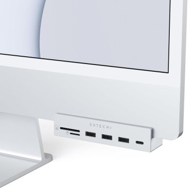 3. Satechi Aluminum USB-C Clamp Hub Pro dla Apple iMac (6 in 1)