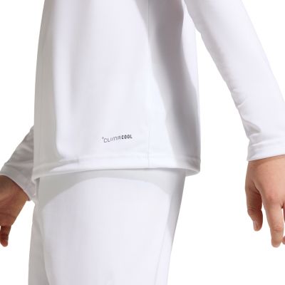 6. Koszulka dla dzieci adidas Entrada 26 Long Sleeve Jersey biała KF5874