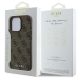 8. Etui Guess 4G Classic na iPhone 16 Pro Max - brązowe