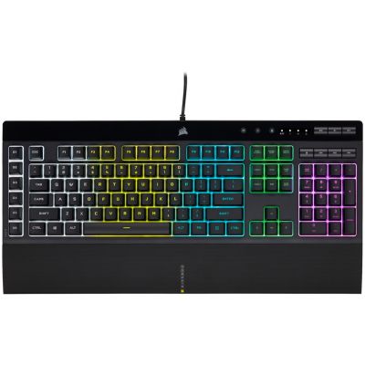 24. Corsair K55 RGB PRO klawiatura Gaming USB QWERTZ Niemiecki Czarny