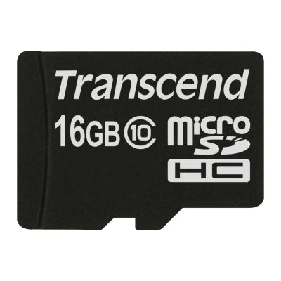 3. SD microSD Card  16GB Transcend SDHC Class10 w/adapter