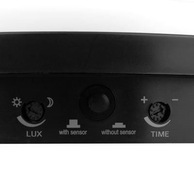 6. MACLEAN LAMPA LED Z CZUJNIKIEM RUCHU, CZUJNIK PIR, KOLOR CZARNY, 10W, IP65, 1000LM, BARWA NEUTRALNA MCE525 B