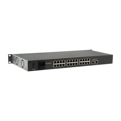 2. Przełącznik LevelOne FE PoE+ 26-portowy 19" 150W 1Gbps