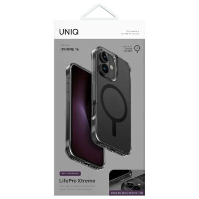 5. Etui UNIQ LifePro Xtreme Magclick Charging na iPhone 16 - czarne