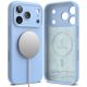 2. Etui Ringke Silicone MagSafe na iPhone 18 Pro / 17 Pro - jasnoniebieskie