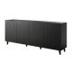 Komoda BARI 200x42x82 czarny mat