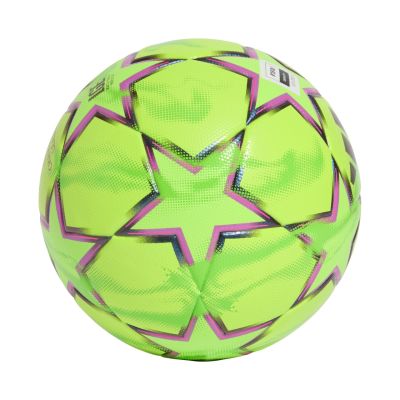 2. Piłka nożna adidas UCL Winter 26/27 League Stage zielono-czarno-różowa KY5573