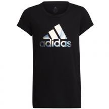 Koszulka adidas Dance Metallic Print Tee Jr HD4407