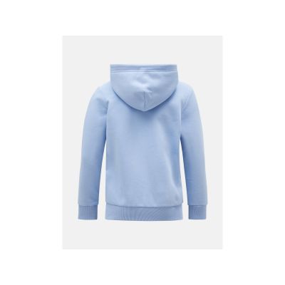 7. Bluza Peak Performance Jr Original Zip Hood niebieski