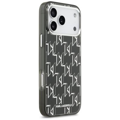 4. Etui Karl Lagerfeld IML KL Monogram MagSafe na iPhone 17 Pro Max - czarne